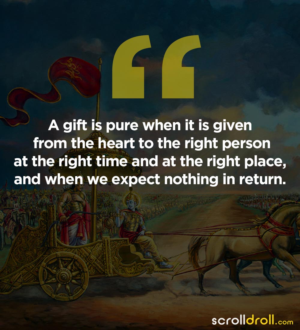 Bhagavad gita or geeta is a part of hindu epic mahabharat. 18 Bhagavad Gita Quotes To Understand Life Better