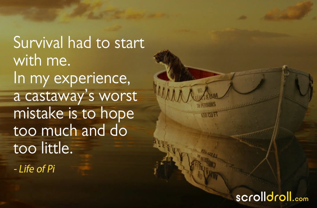 Can you believe it, richard parker? 15 Life Of Pi Dialogues That Teach You Important Life Lessons