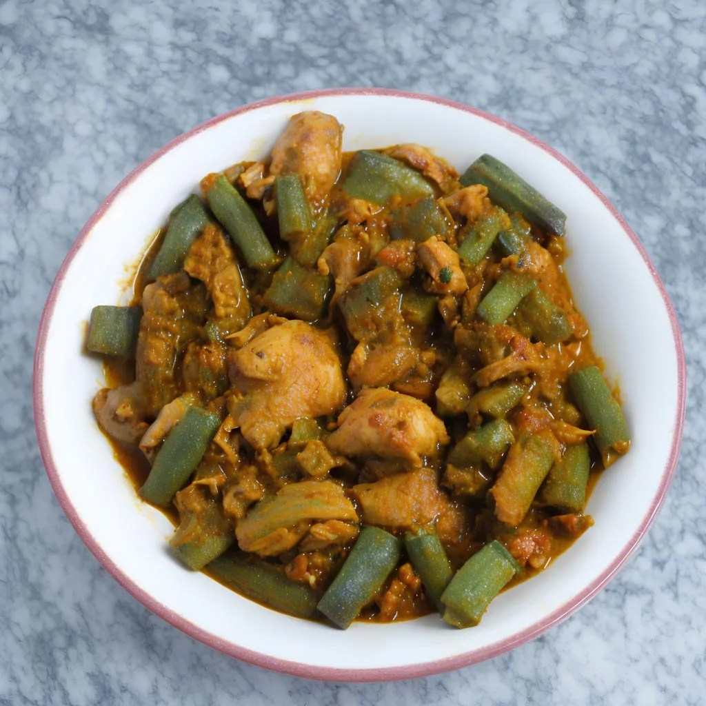 Chicken & okra curry recipe
