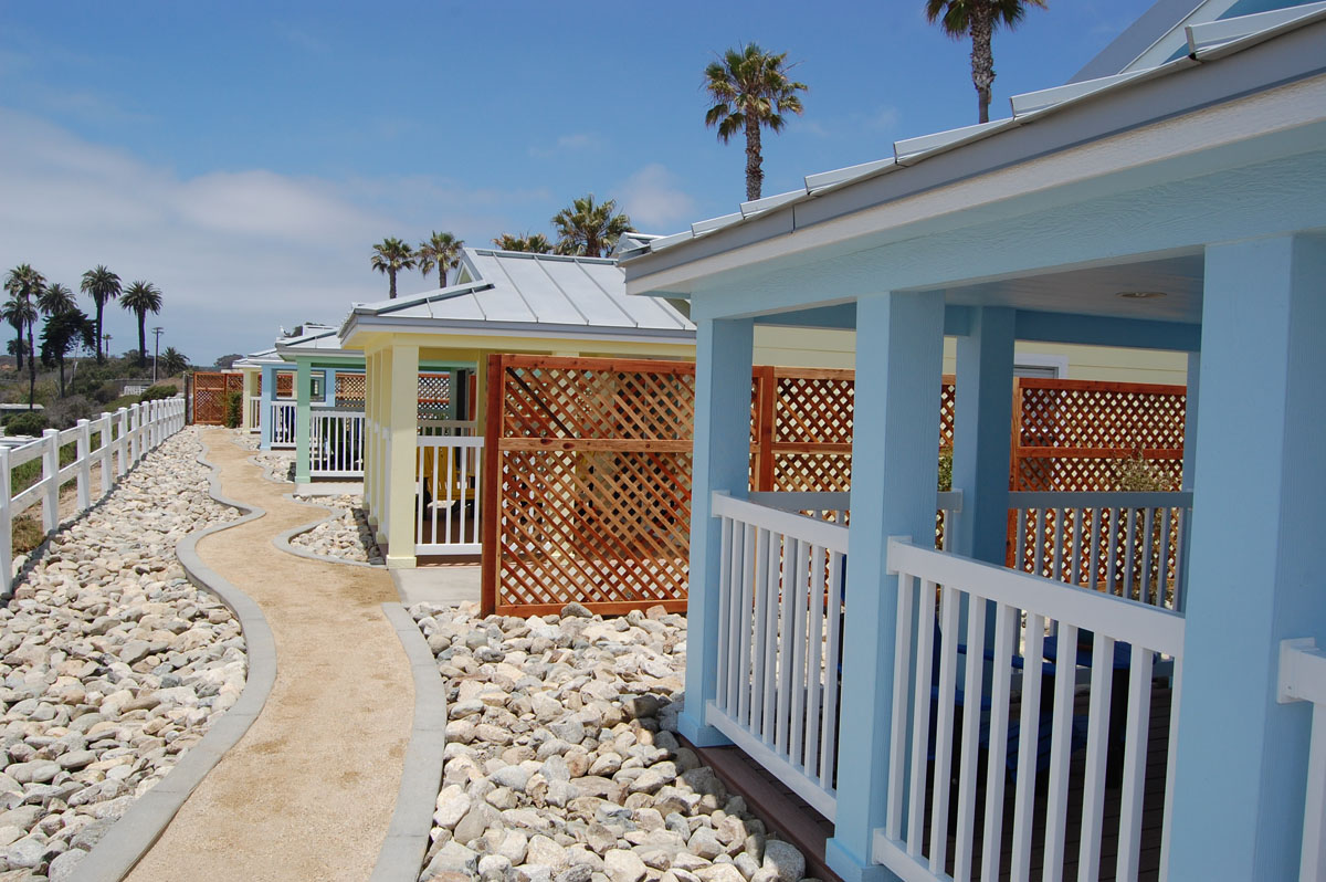 I do this because i do often have help, but do most myself. New Cottages at Camp Pendleton Beach Facilitated by the