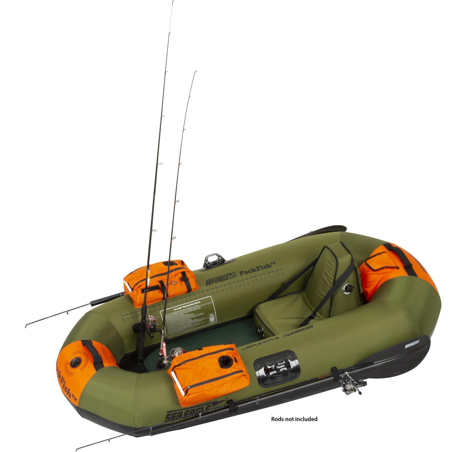 Releases it's very first fishing pack boat. Sea Eagle Packfish7 1 Person Inflatable Fishing Boat Package Prices Starting At 469 Plus Free Shipping