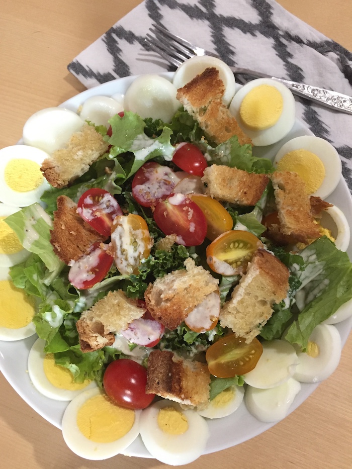 Kale Caesar Salad (A Seat at the Table)