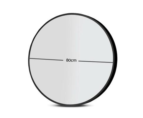 Alternative view of 80cm Frameless Round Wall Mirror