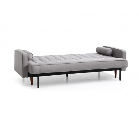 Alternative view of Sofa Bed 3 Seater Button Tufted Lounge Set for Living Room Couch in Fabric Grey Colour