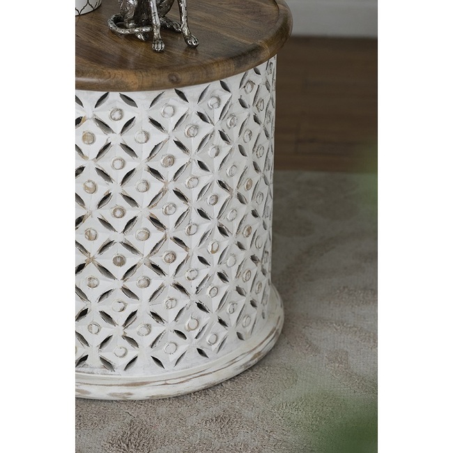 Alternative view of Jali Cutting set of 2 side tables