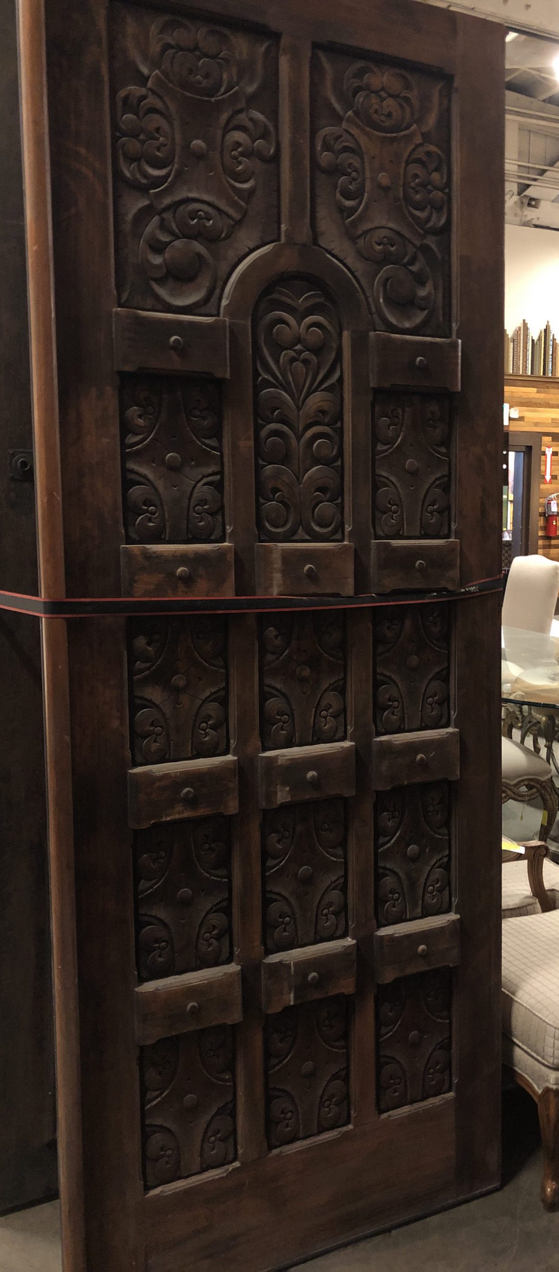 Detailed Carved Door 95 3/4