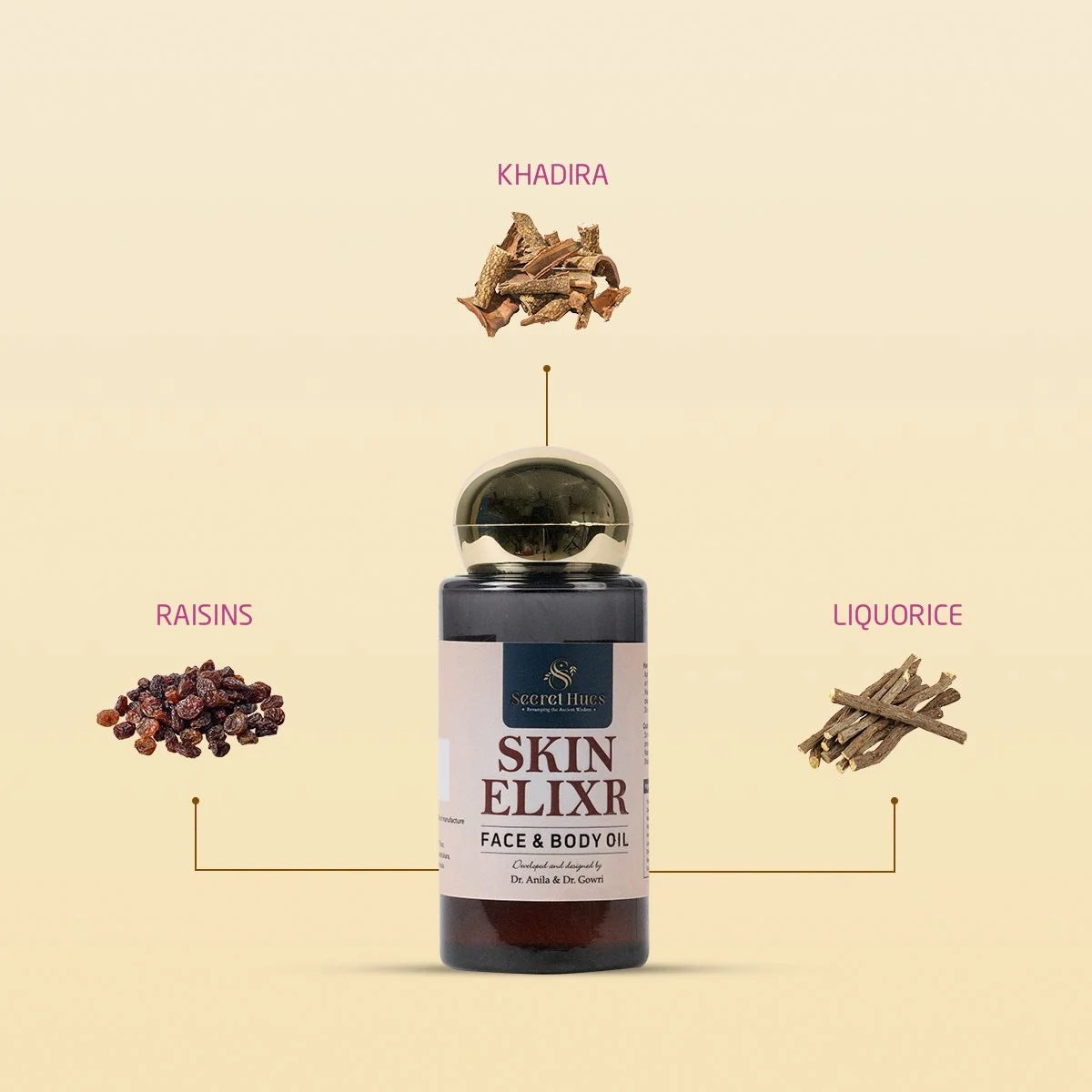 Skin elixir face and body oil