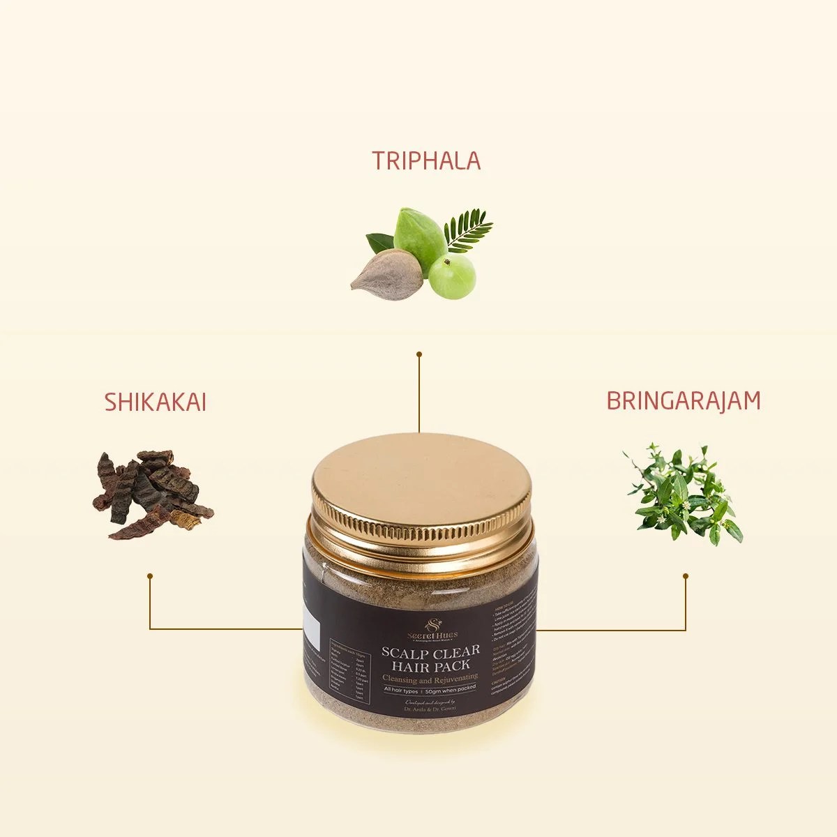 Scalp clear hair pack