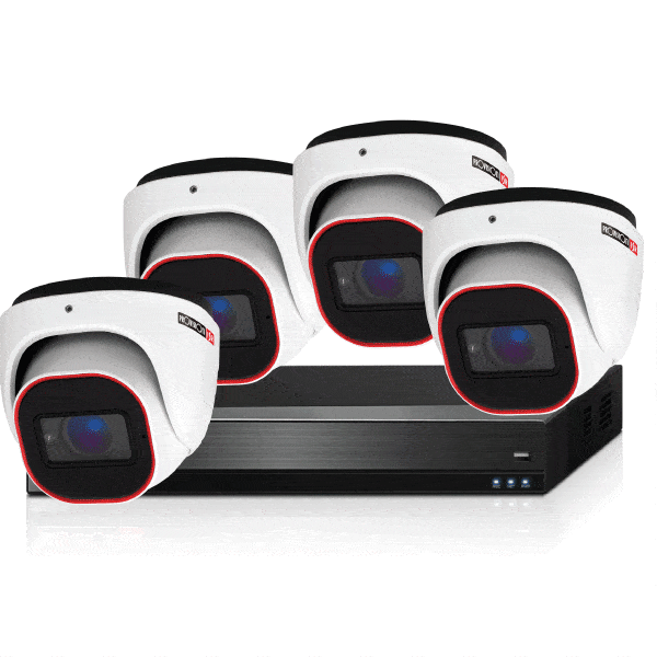 קיט מצלמות אבטחה NVR5 8CH כולל 4 מצלמות IP