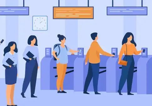 Queue Management Queue Management System Dubai Uae - Classic Vintage Illustration - 8K