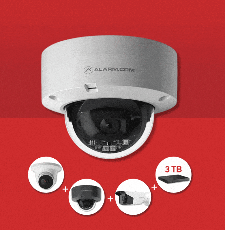 4 cameras and NVR rotating out