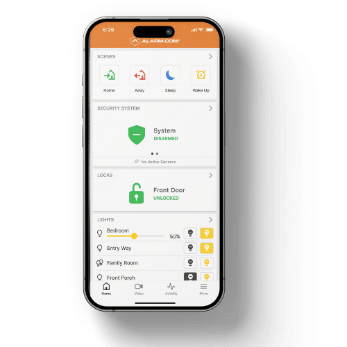 full home control with your smart home security system