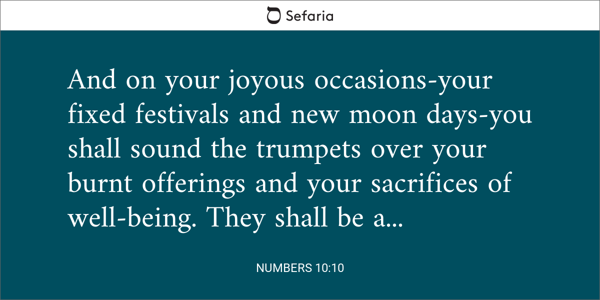 Numbers 10:10