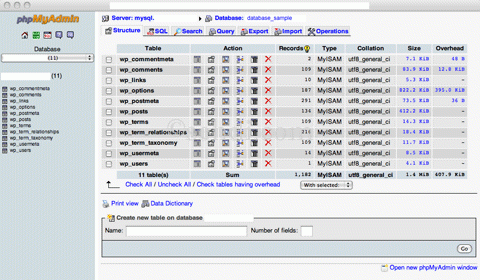 How to backup Database via phpMyAdmin