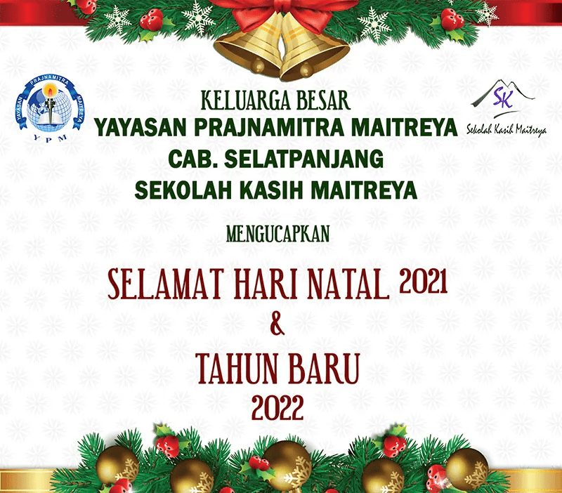 Selamat Hari Natal 2021 dan Tahun Baru 2022
