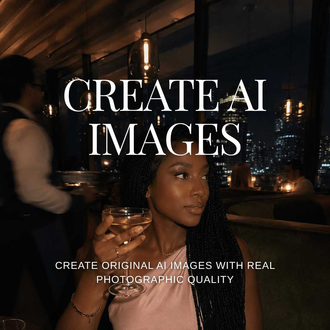 Photorealistic AI image prompt template with AI Twin Face-Lock bonus