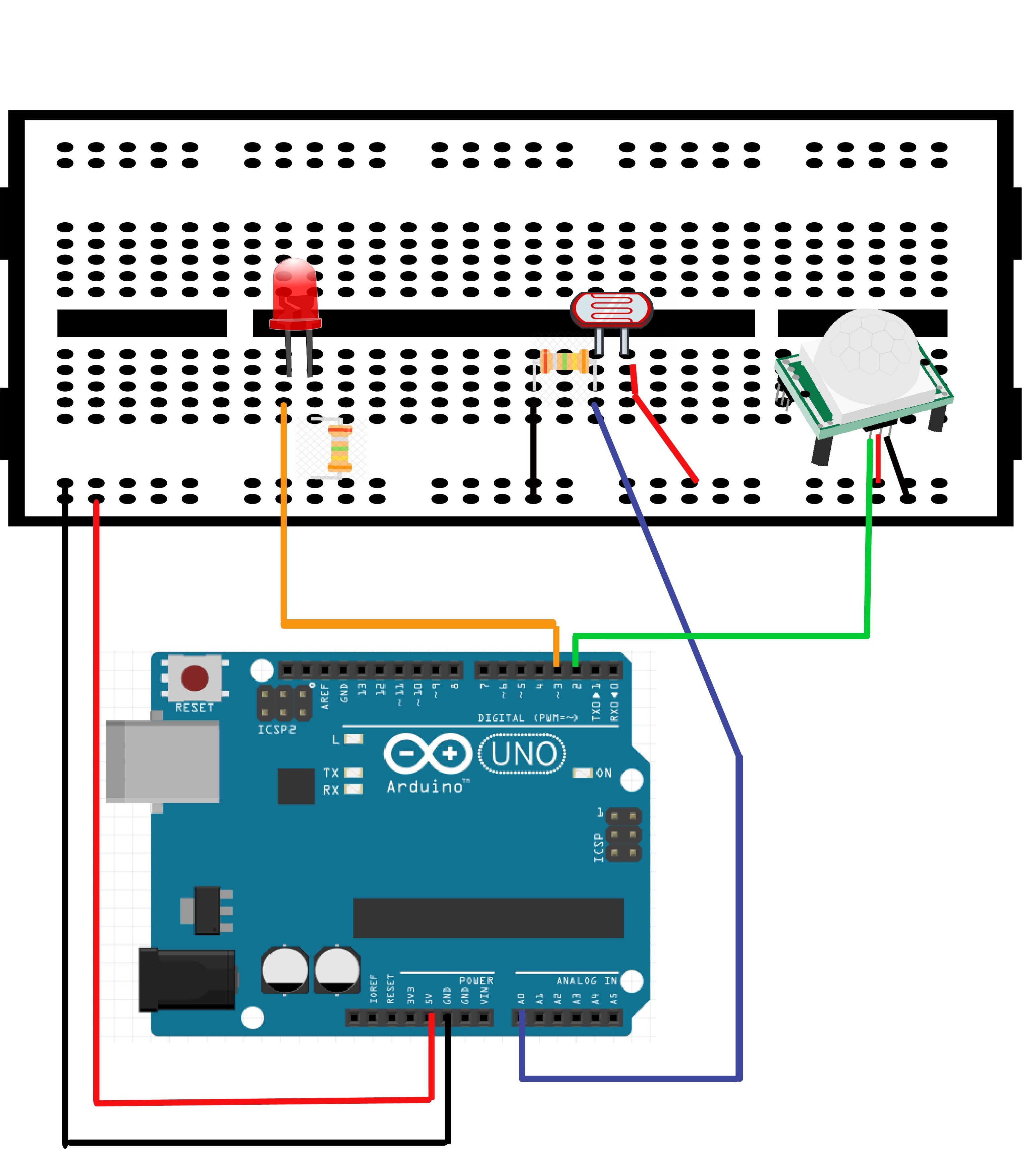Motion & Light Detection Sensing with Arduino – SENSING THE CITY