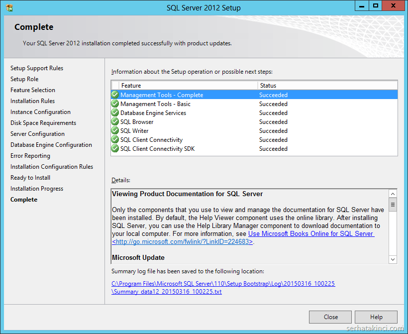 SQL Server 2012 Kurulumu | - Emirhan Akman