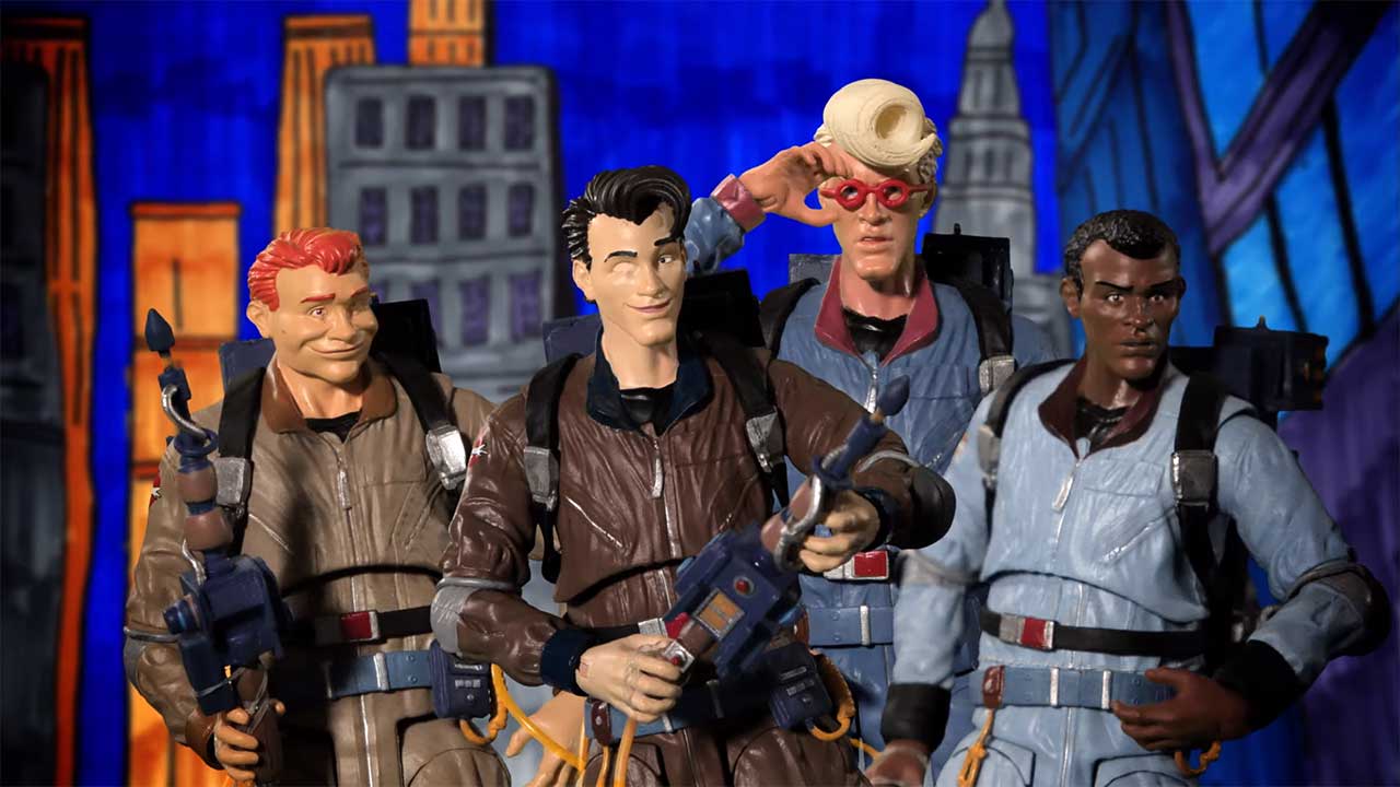 Den (für eine zeichentrickserie etwas widersinnig klingenden) titelzusatz the . The Real Ghostbusters: Stopmotion-Nachbildung des Cartoon