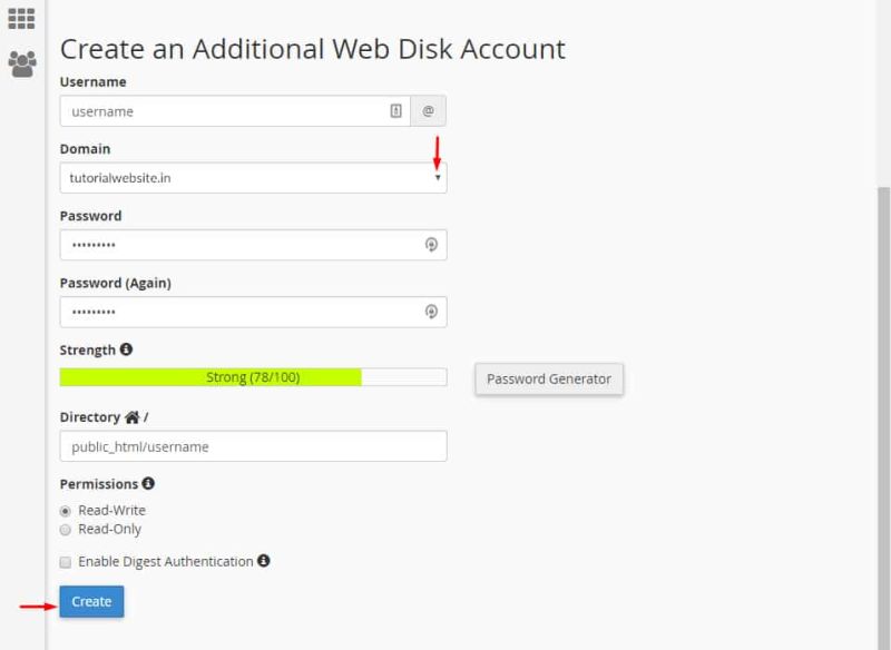 How To Create An Additional Web Disk Account In Cpanel Clouduxe Docs - Desktop Colorful Wallpapers for Desktop