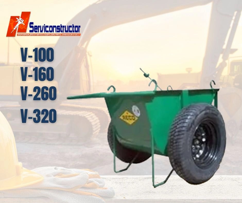 Vogue carretilla para elevación de 320 litros-image