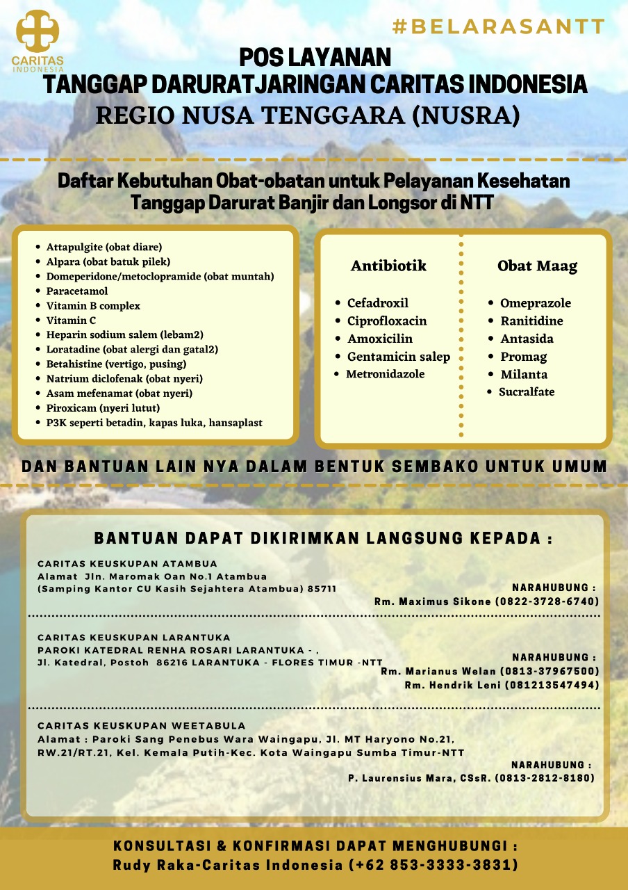 We include products we think. Bencana Di Ntt Respon Jaringan Caritas Indonesia Keuskupan Sesawi Net