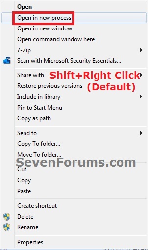 Run As Different User With Or Without Shift Right Click Context Menu Tutorials - Colorful Photos - Gorgeous Retina Collection