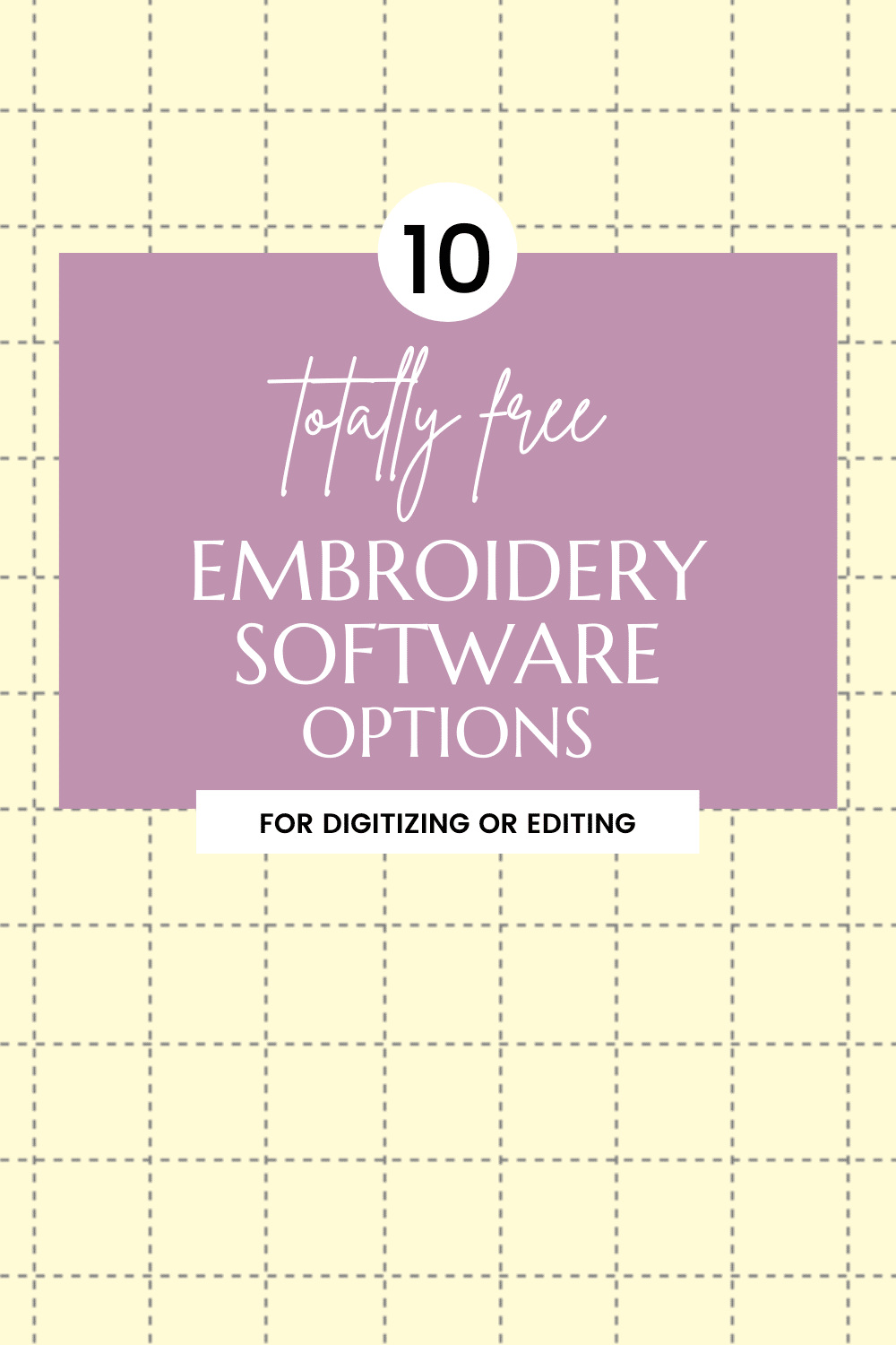 Open and save to many different embroidery. 10 Best Free Embroidery Software For Digitizing Editing