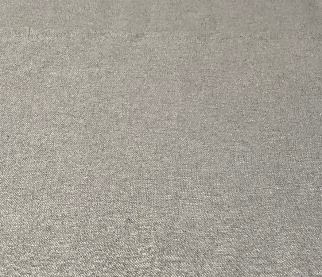 Wool Fabric Heather Grey Wool Flannel