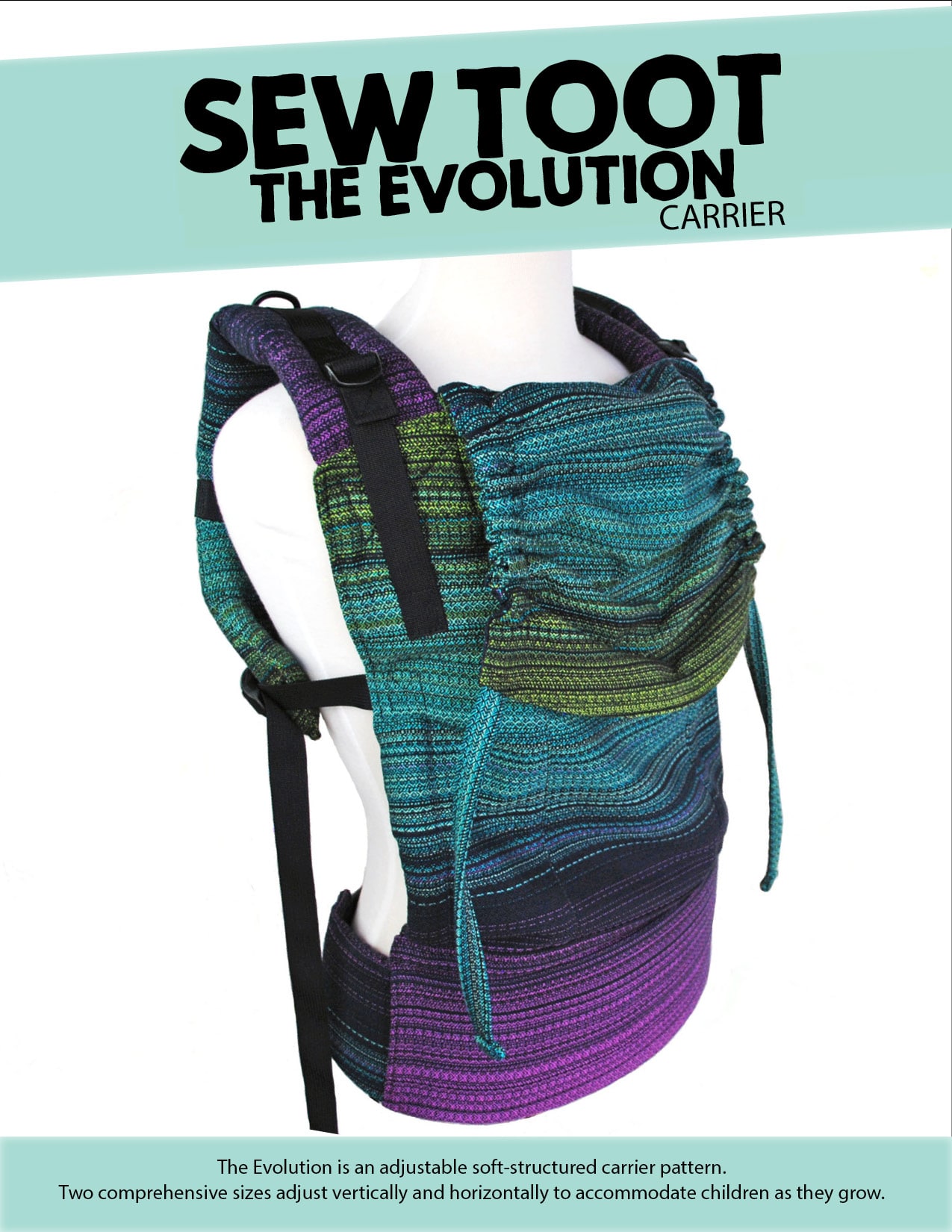The Evolution • Adjustable Baby Carrier Sewing Pattern | Instant Digital Download