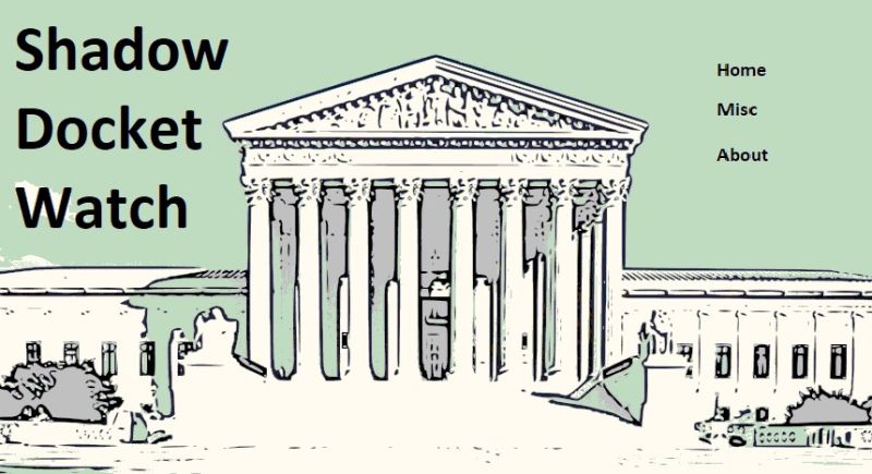 Shadow Docket Cases Of Note - Dark Pictures - Professional Ultra HD Collection