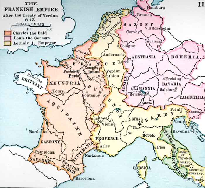 Frankish Kingdom Map Map009 