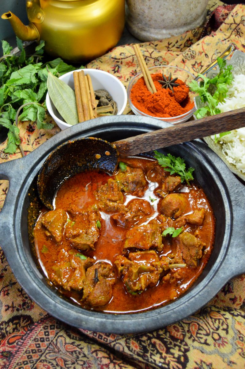 Mutton Rogan Josh Kashmiri Pandit Style - Meat Curries - Shanaz Rafiq ...