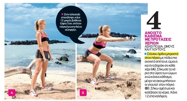 Πρόγραμμα σύσφιγξης για γυναίκες: Κάνε αυτές τις 8 ασκήσεις για σούπερ σώμα