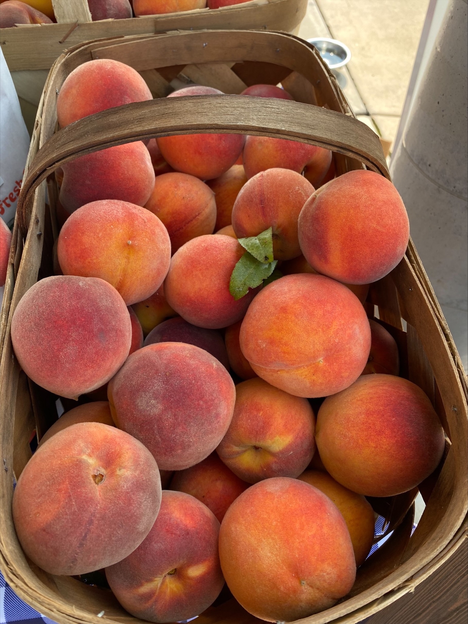 Bushel of peaches 