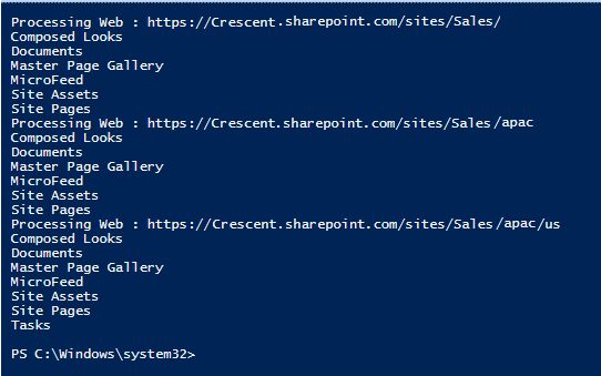 Sharepoint Online Get All Lists And Libraries Using Powershell Sharepoint Diary - Best Colorful Designs in High Resolution