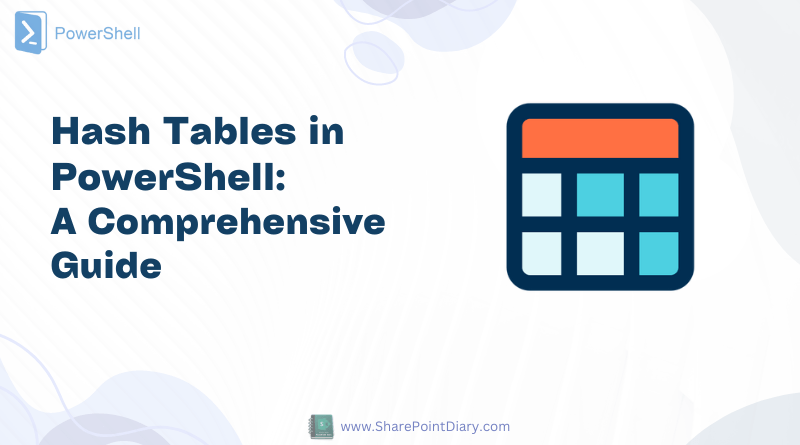 Hash Tables in PowerShell: A Comprehensive Guide (1) Hash Tables in PowerShell: A Comprehensive Guide (1)