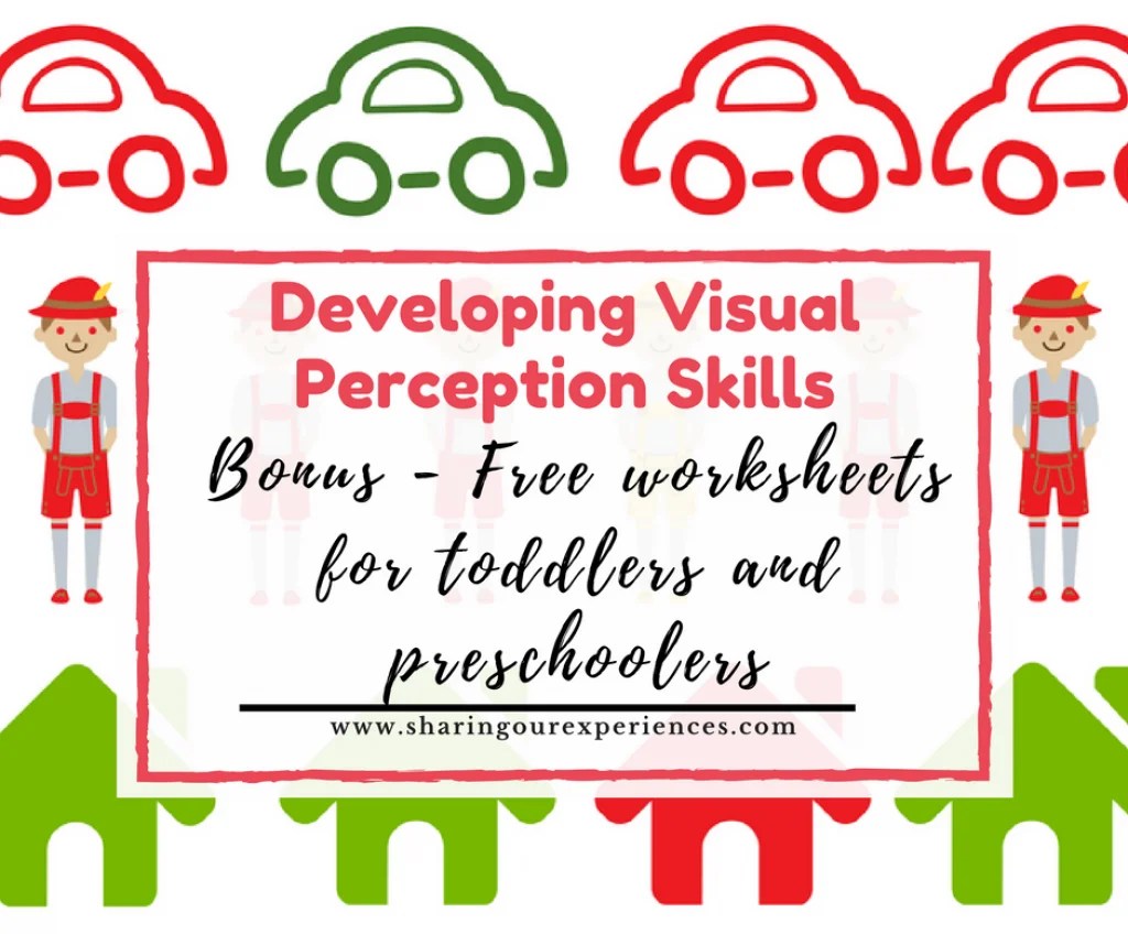 easy visual discrimination free worksheets for toddlers preschoolers develop visual perception skills sharing our experiences