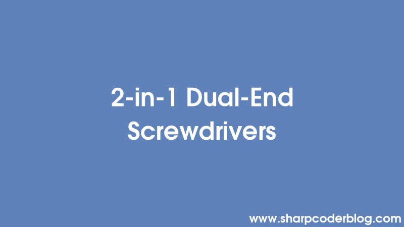 Different Types Of Screwdrivers Sharp Coder Blog - Gorgeous Light Picture - Desktop