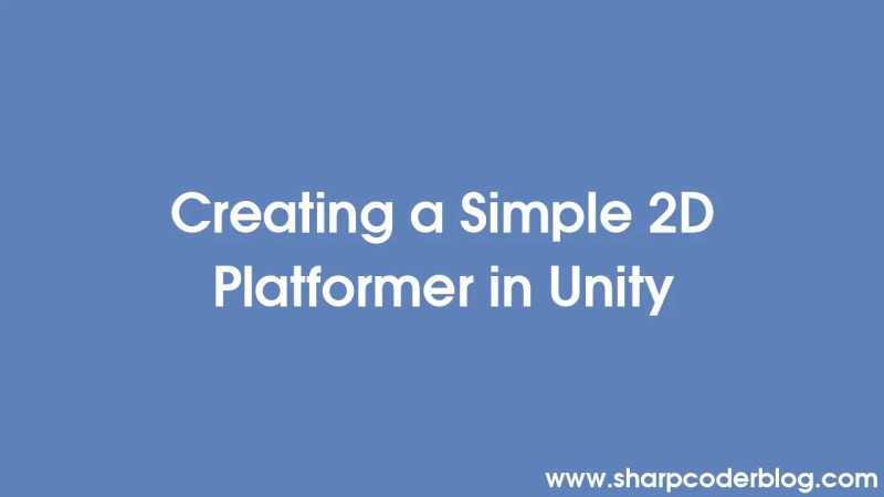 Unity Add Enemies To A 2d Platformer Sharp Coder Blog - Beautiful Mobile Vintage Textures | Free Download