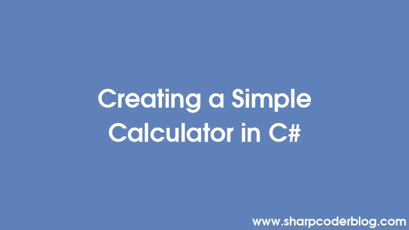 Calculator App Sharp Coder Blog - 8K Dark Designs for Desktop