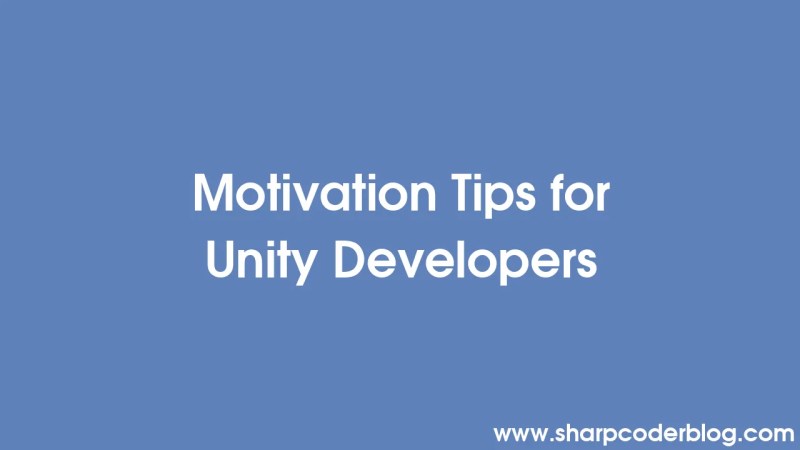 How To Become A Better Programmer In Unity Sharp Coder Blog - Creative Ocean Wallpaper - Desktop