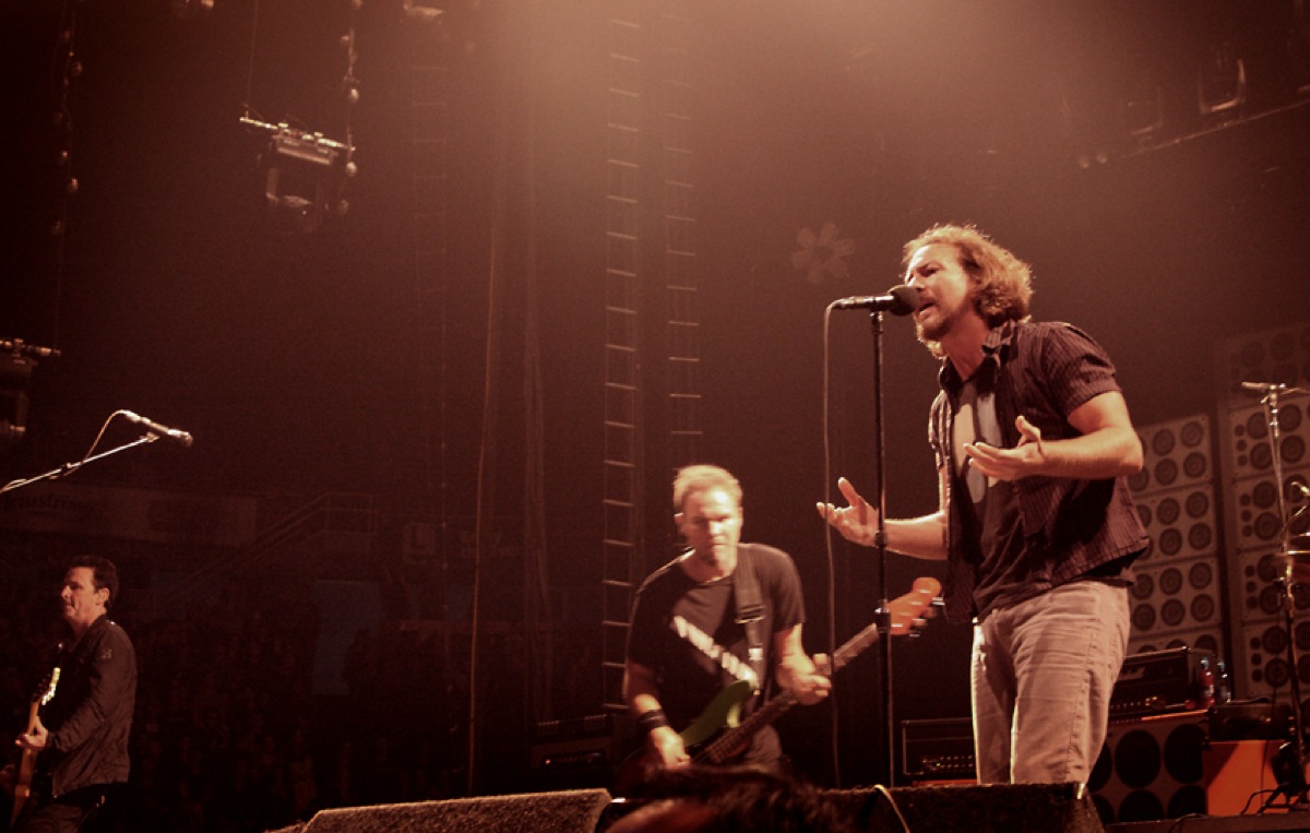 Pearl Jam at Pacific Coliseum, Vancouver, Sept 25.—Ticket Masters book review