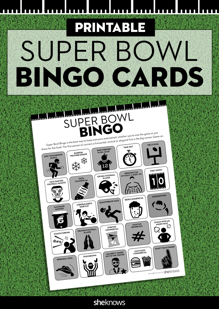 super bowl bingo is the perfect party game for everyone sheknows