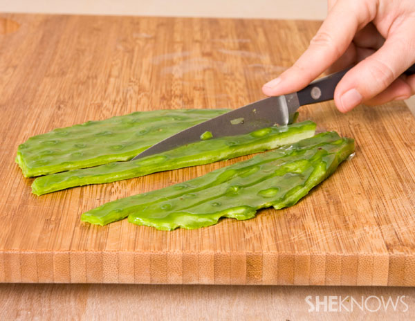 Brush the oil onto the nopales, and sprinkle on the salt and pepper. Cactus Fries With Avocado Dipping Sauce Recipe Sheknows