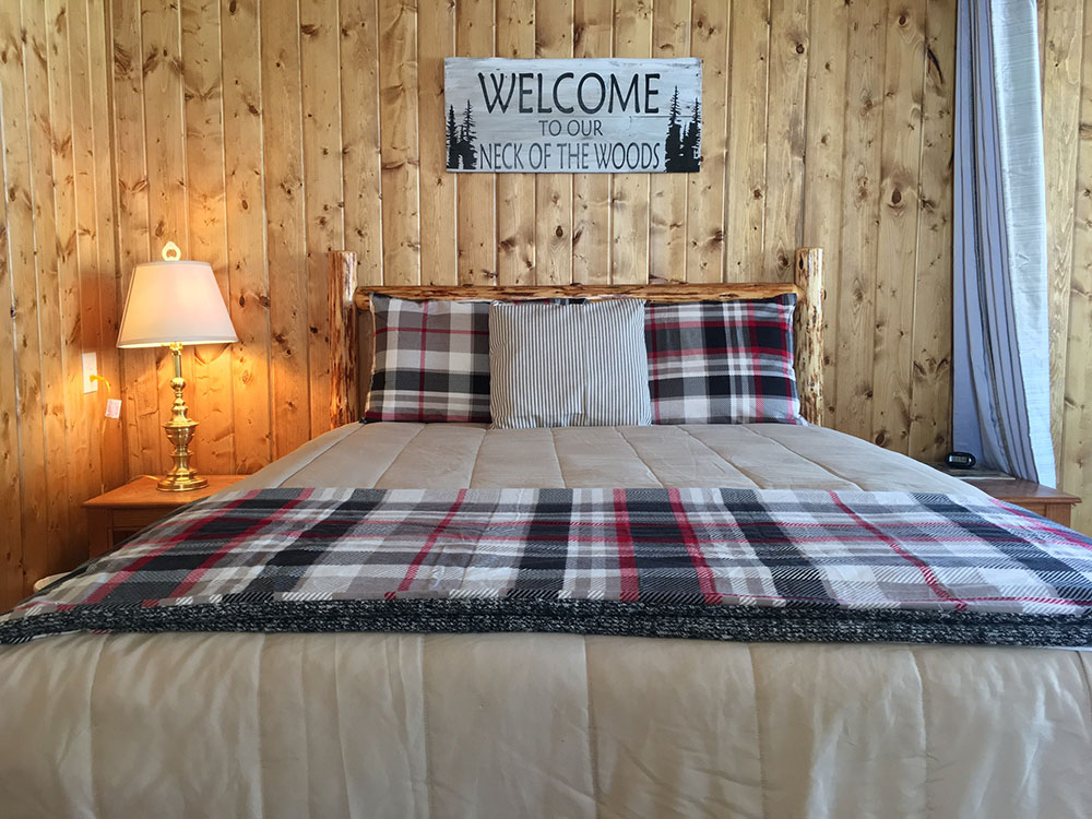 Custom artwork in all cabins