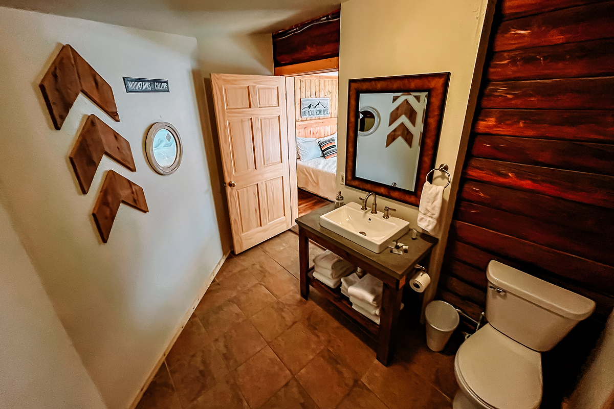 Bunkhouse bathroom