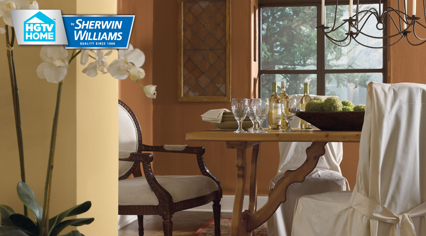 View interior and exterior paint colors and color palettes. Rustic Refined Color Palette - HGTV HOMEâ„¢ by Sherwin-Williams
