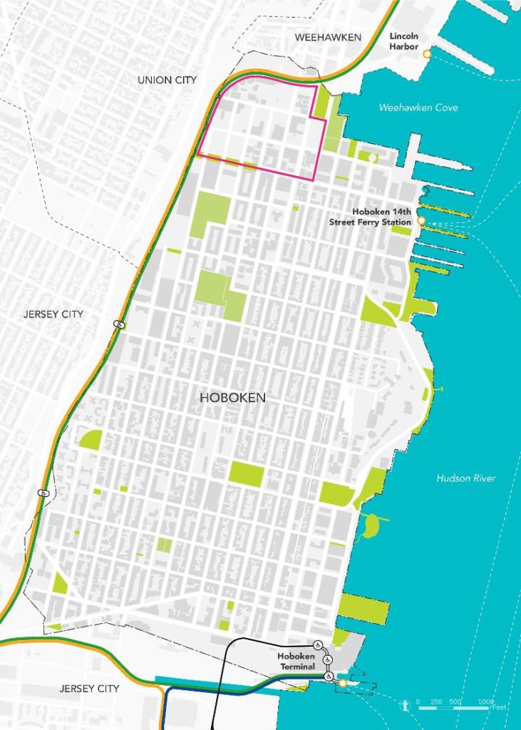 Hoboken North End Plan Sherwood Engineers Hoboken Map Overview 731x1024 