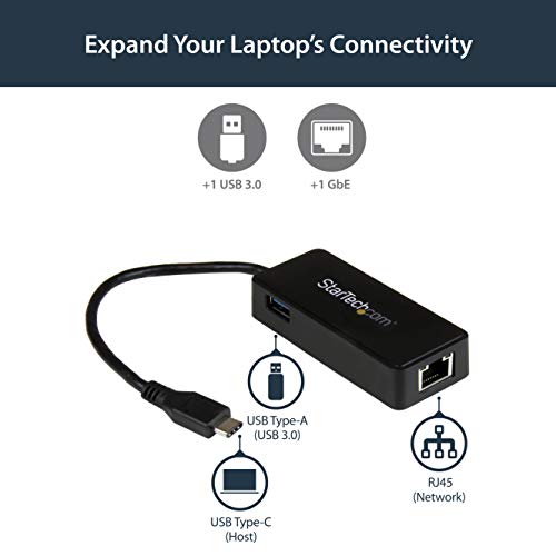 Adaptador de Red Gigabit USB-C con Puerto USB Extra: La solución perfecta para una conectividad sin límites
